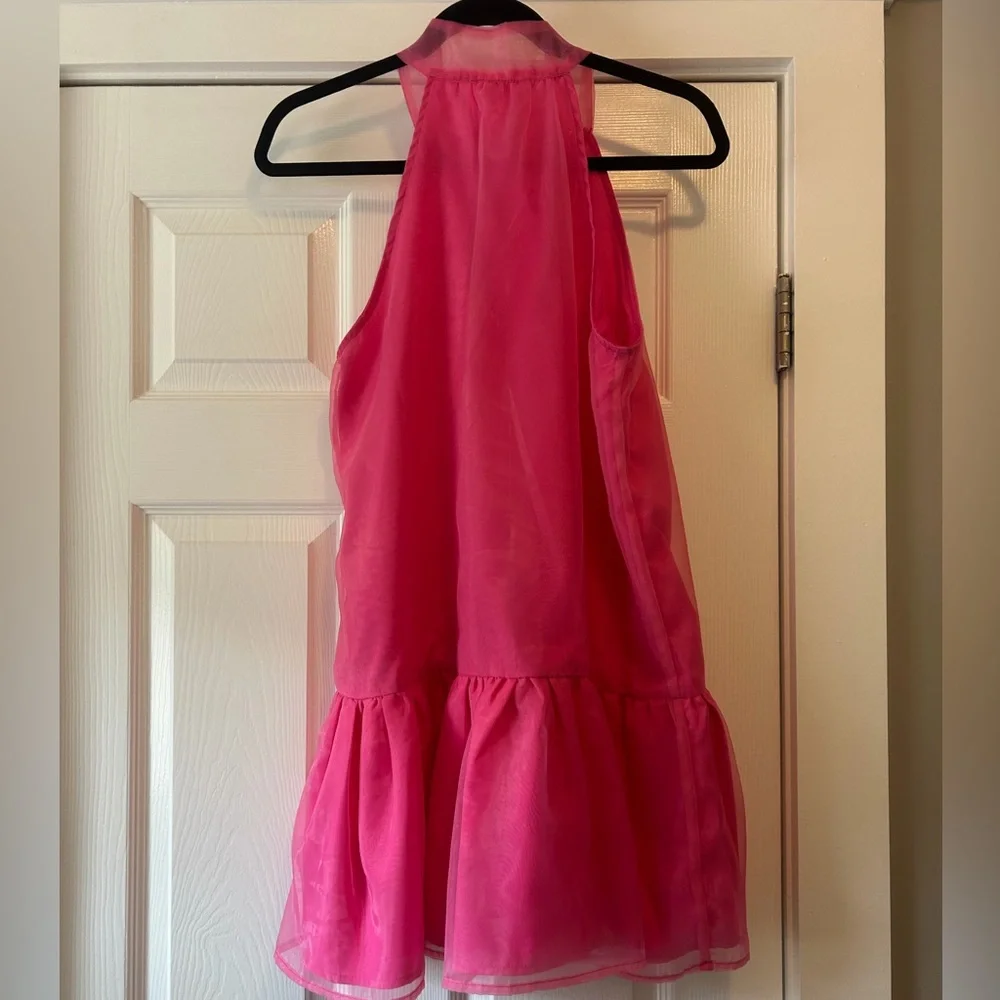 TCEC Pink Halter Mini Dress - Picture 3 of 10